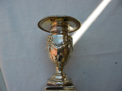 1776 stunning Pair of Georgian Adam style silver candlesticks by J Tibbets 31cms high