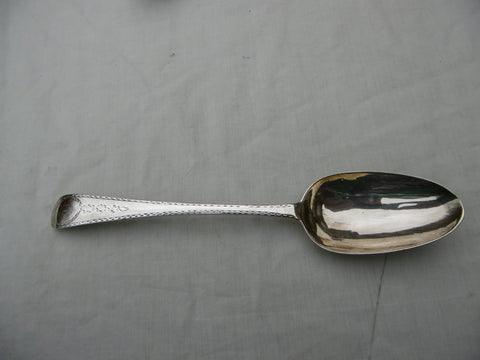 1777 fine Georgian Irish bright cut tablespoon by J Power 50g