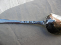 1779 stunning George 111 tablespoon by Hester Bateman, lovely decoration 62g