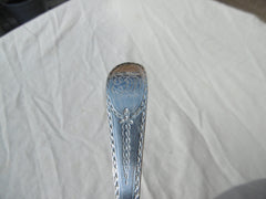 1779 stunning George 111 tablespoon by Hester Bateman, lovely decoration 62g