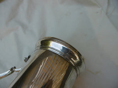1784 fine very large Georgian silver Tankard by John King 675g or 22ozs