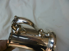 1784 fine very large Georgian silver Tankard by John King 675g or 22ozs