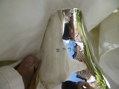 1787 fine George 111 silver pedestal sauce boat by William Summer 195g