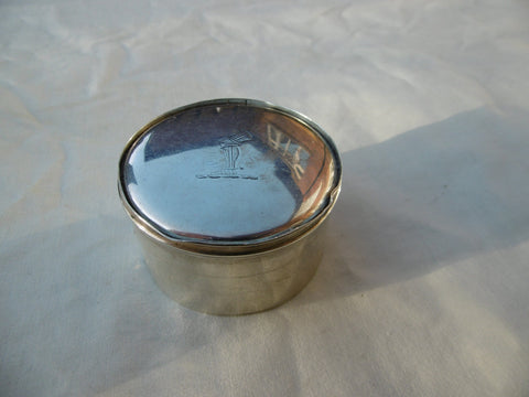 1788 lovely George 111 silver box with great crest by Phipps and Robinson 60g