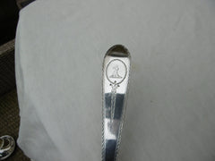 1788 magnificent George 111 Irish Soup ladle by Michael Smith great crest 200g see photos