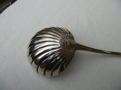 1788 magnificent George 111 Irish Soup ladle by Michael Smith great crest 200g see photos