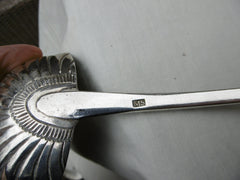 1788 magnificent George 111 Irish Soup ladle by Michael Smith great crest 200g see photos