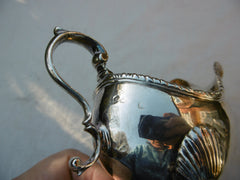 1789 fine Irish George 111 sauce boat by R Williams 180g great Lion crest