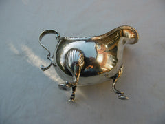 1789 fine Irish George 111 sauce boat by R Williams 180g great Lion crest