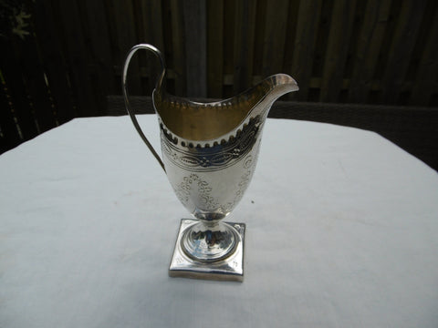 1791 lovely rare Georgian jug by Peter and Jonathan Bateman 92g