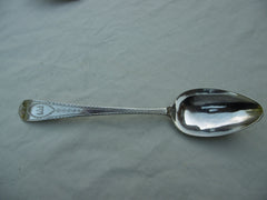 1792 stunning George 111 Irish bright cut tablespoon by John Power 66g