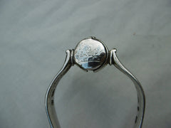 1799 fine pair of George 111 serving tongs by Wilkes Booth nice crest 138g