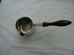 1799 very nice George 111 silver Brandy Pan with crest 160 grams