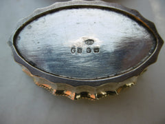 1800 stunning pair of Georgian silver Basket salts by William Allen 166g crest