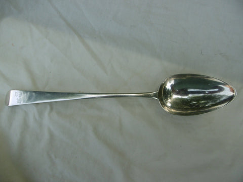 1801 excellent George 111 Irish basting spoon by J Bayly 105g twin crests