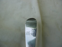 1801 excellent George 111 Irish basting spoon by J Bayly 105g twin crests