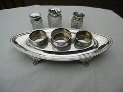 1802 lovely Ladies Georgian silver inkstand by John Emes