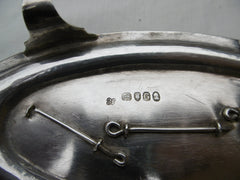 1802 lovely Ladies Georgian silver inkstand by John Emes