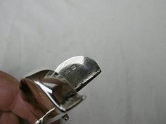 1802 fine pair of Georgian candle snuffers by CG great hallmarks and spring action
