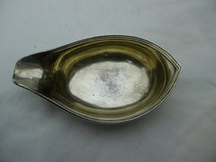 1804 lovely Georgian silver Pap boat by John Emes nice crest