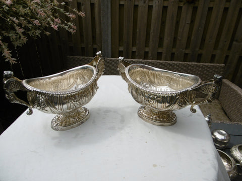 1804 stunning pair of Georgian silver tureens by the Hennells see photos 1060g