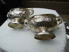 1804 stunning pair of Georgian silver tureens by the Hennells see photos 1060g