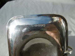 1806 lovely George 111 chamber stick with matching snuffer by TJ 130g