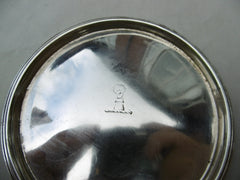 1806 lovely Irish George 111 silver stand by William Bond nice crest 65g