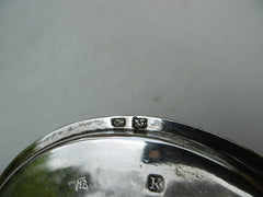 1806 lovely Irish George 111 silver stand by William Bond nice crest 65g