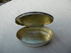 1810 very nice George 111 silver snuff box by Phipps and Robinson 61 grams
