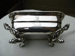 1811 beautiful George 111 silver sauce tureen by John Roberts 570g nice Bull crest