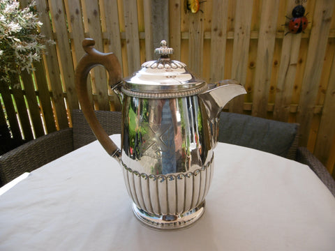 1814 stunning Georgian coffee pot by Matthew Boulton with McFarlane crest 630g