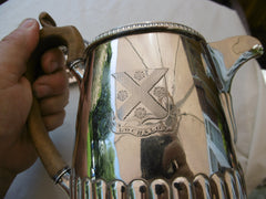 1814 stunning Georgian coffee pot by Matthew Boulton with McFarlane crest 630g