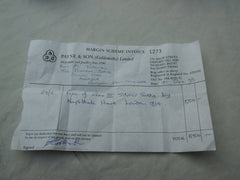 1814 fine pair of Georgian silver pedestal salts by N Hart 212g Bull crest