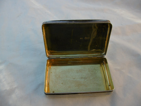 1816 very nice Georgian snuff box by A J Strachan 77g nice decoration