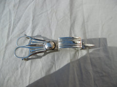 1816 fine pair of Georgian silver candle snuffers by Emes and Barnard 100g