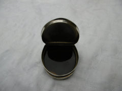 1817 rare small Georgian silver Exeter snuff box with agate base