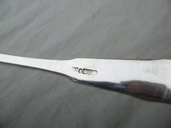 1818 fine heavy Scottish soup ladle by James McKay 215g nice shell decoration