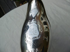 1820 quality Georgian Scottish jug by WP Cunningham with great Tree crest 180g