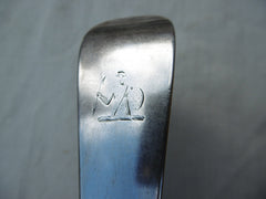 1823 Large Georgian Irish rat tail tablespoon by James Scott 68g nice crest