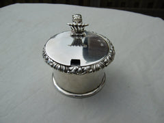1824 fine rare Georgian silver mustard pot by Matthew Boulton 150g