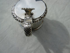1824 fine rare Georgian silver mustard pot by Matthew Boulton 150g