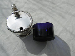 1824 fine rare Georgian silver mustard pot by Matthew Boulton 150g
