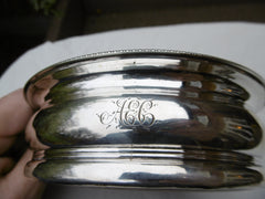 1825 nice Georgian silver wine coaster by NH