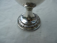 1825 lovely George 111 silver wine goblet by Emes and Barnard 140g