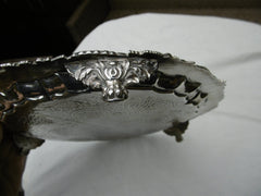 1825 top quality Georgian silver salver by J E Terry 560g great Armorial crest