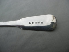 1826 nice George 1V Newcastle basting spoon by Reid and Sons 83 grams