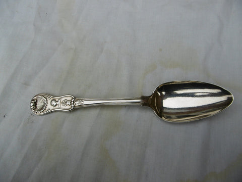 1827 rare Georgian Scottish Private Die tablespoon for McClellan 98g