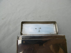 1828 lovely George 1V snuff box by maker TD retailed by Palmer 80 grams