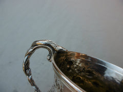 1828 Lovely Georgian childs mug by WF great decoration and snake handle